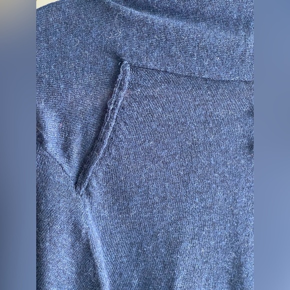 NWT Zadig & Voltaire Rona 100% Cashmere Cardigan in Navy Missing Belt Size Small - Picture 14 of 16